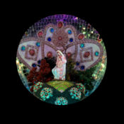 Sebastiano Mauri, The God Machine™, 2013, mixed media, 210x105x150cm, Christianity. Courtesy Otto Zoo