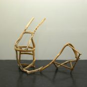 T-Yong Chung, Untitled, 2010, construction with abandoned chairs, 200 x 150 x 170 cm. Courtesy Otto Zoo