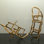 T-Yong Chung, Untitled, 2010, construction with abandoned chairs, 200 x 150 x 170 cm. Courtesy Otto Zoo