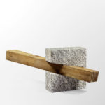 Benjamin Sabatier, Beam, 2012, granite and wood, 60x115x65cm. Courtesy Otto Zoo