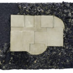 Wilfrid Almendra, Basement (Concerto), 2011, macadam, concrete, 70 x 90 cm. Courtey Otto Zoo