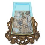 Davide Delia, frAnkl, 2016, old fram, antiqued mirror, antifouling painting, 65 x 90 cm_web