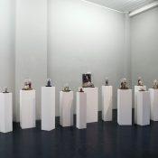 Sebastiano Mauri, Aliens, Gods, Humans, 2011, installation view. Courtesy Otto Zoo